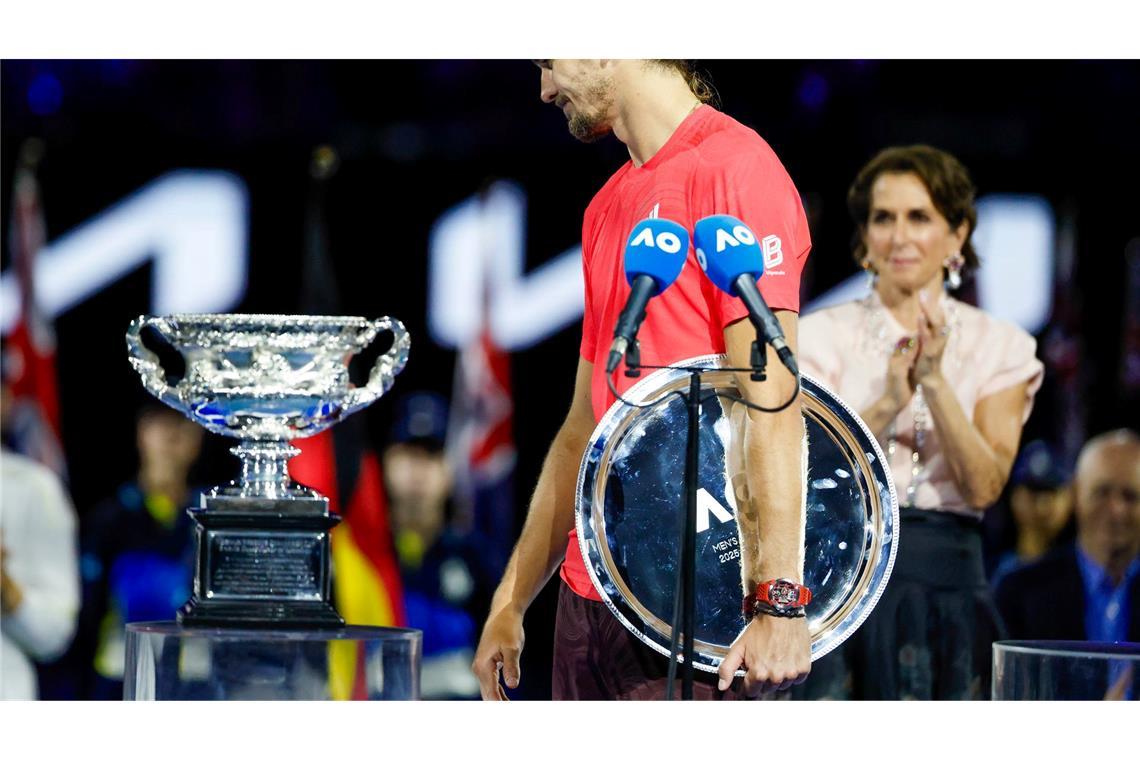 Zverev enttäuscht nach Final-Niederlage gegen Sinner