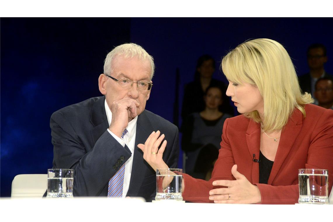 Zwegat war auch Gast in Talksendungen - wie hier bei "Maybrit Illner" im Gespräch mit Manuela Schwesig. (Archivbild)